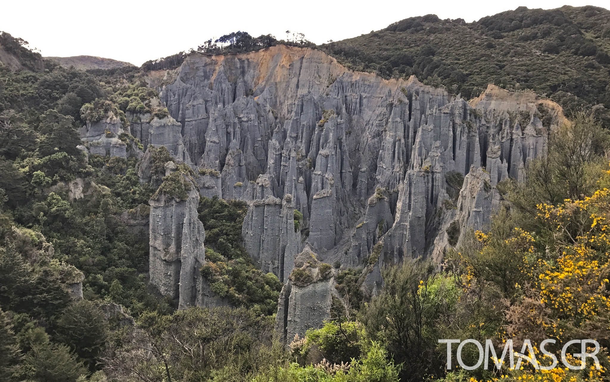 Tomas Gonzalez de Rosenzweig - Putangirua Pinnacles in New Zealand